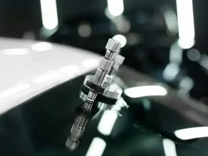 mobile side window replacement service at a home in Woodinville WA during rainy weather