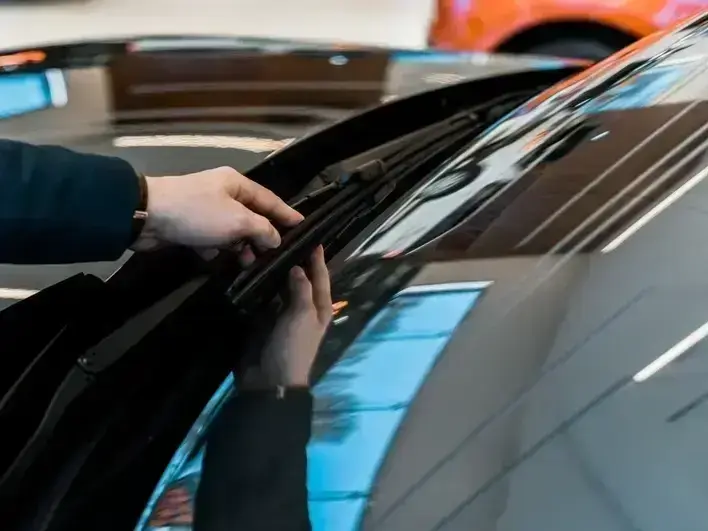 mobile windshield repair van serving office parking lot near Microsoft Redmond Campus