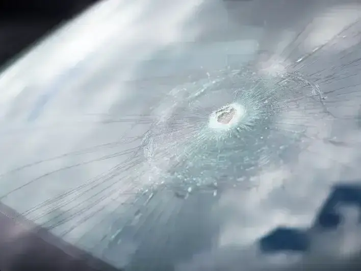 windshield replacement service van parked near Scriber Lake Park in Lynnwood Washington